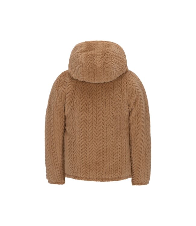 Like Flo winter winterjas meisjes - blauw - Aimee - kort, omkeerbaar, capuchon