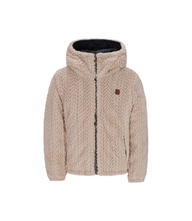 Like Flo winter winterjas meisjes - navy blauw - Aimee - kort, omkeerbaar, capuchon