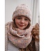 Like Flo winter colsjaal + muts meisjes - multi - Noe