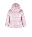 NoNo winter winterjas meisjes - roze - Bubble - dubbele capuchon, middellang