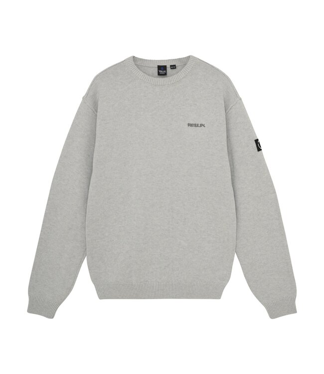 Rellix winter sweater jongens - grijs - loose fit, gebreid