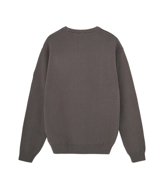 Rellix winter sweater jongens - grijs - loose fit, gebreid