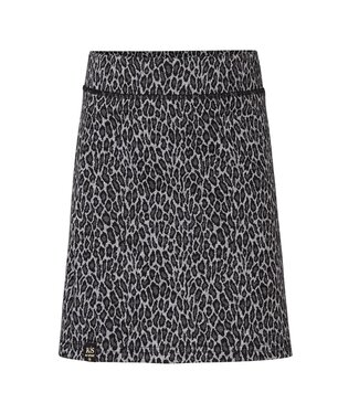 KIEstone winter rok meisjes - bruin panter - Vera