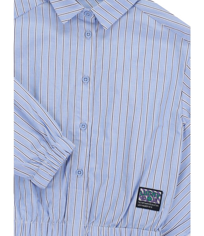 LOOXS 10sixteen winter blouse meisjes - blauw - gestreept