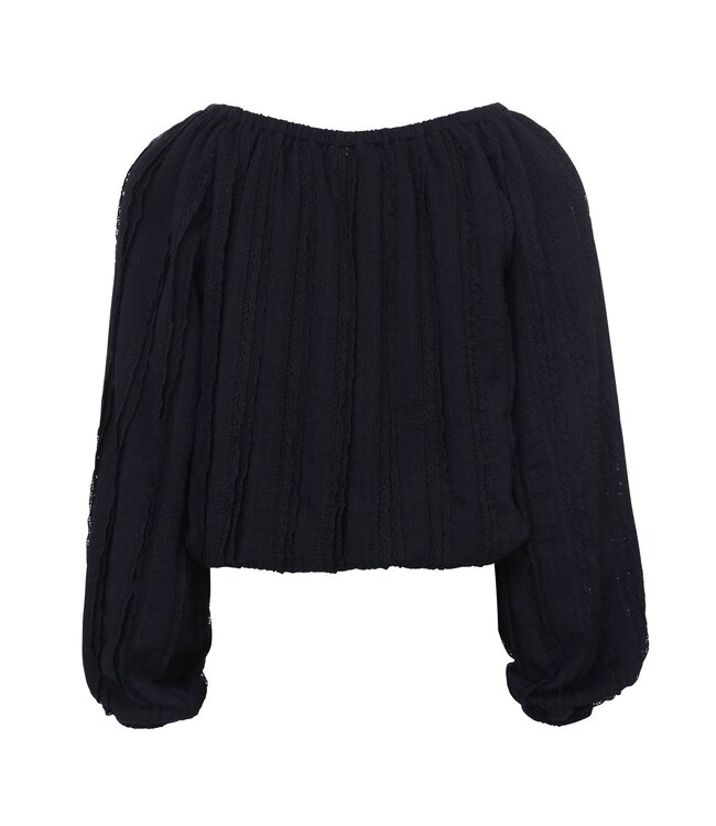 LOOXS 10sixteen winter top kant meisjes - navy blauw