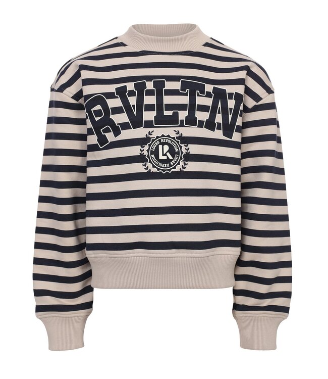 LOOXS 10sixteen winter sweater meisjes - blauw - gestreept