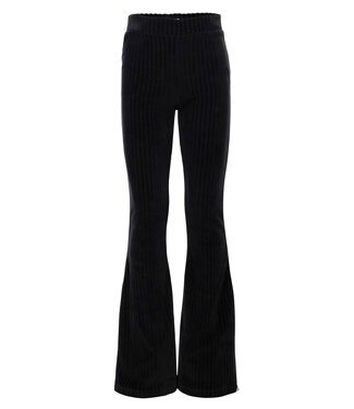 LOOXS Little winter velvet broek meisjes - grijs - rib