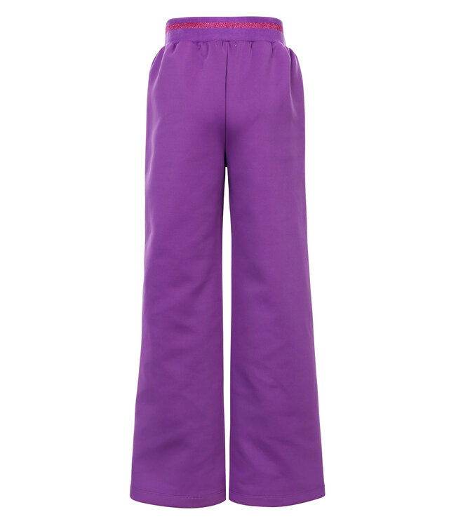 LOOXS Little winter sweat broek meisjes - paars - sportief/scuba