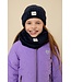 LOOXS Little winter muts meisjes - navy blauw - gebreid/bond