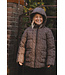 LOOXS Little winter jas meisjes - bruin/zwart - panter