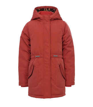 LOOXS Little winter jas meisjes - rood/oranje