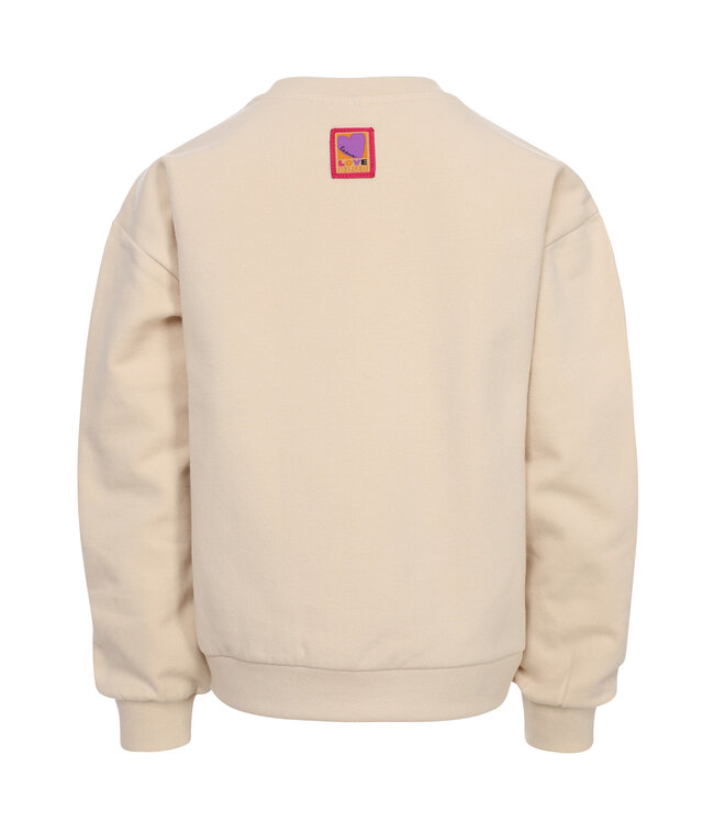 LOOXS Little winter sweater meisjes - wit