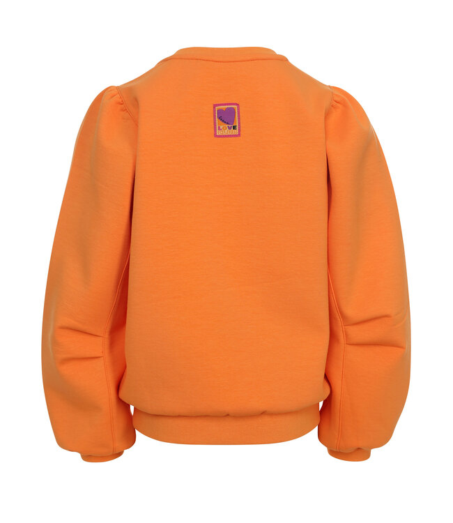LOOXS Little winter sweater meisjes - oranje - sportief/scuba