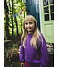LOOXS Little winter sweater meisjes - paars - sportief/scuba