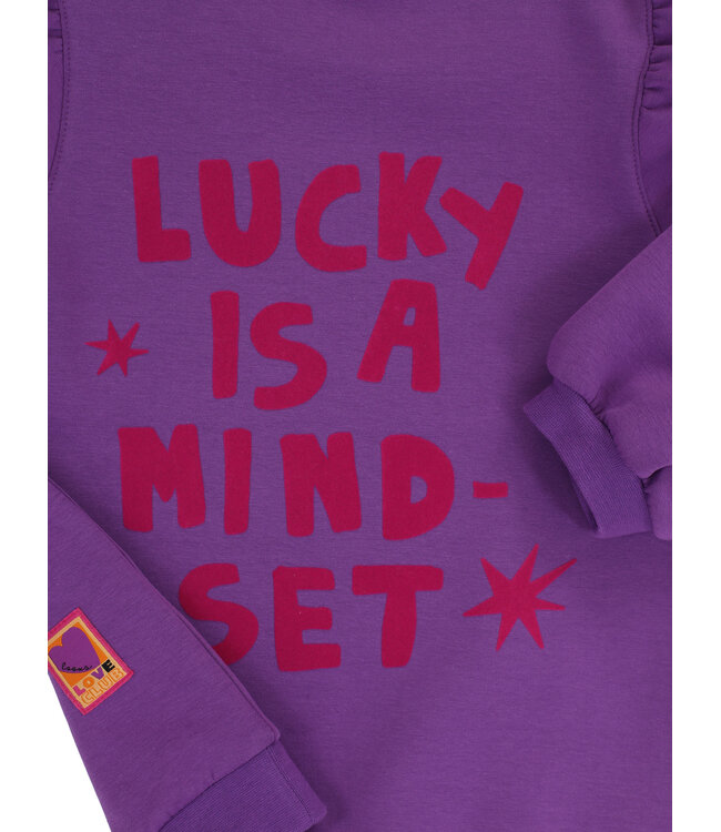 LOOXS Little winter sweater meisjes - paars - sportief/scuba