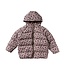 Your wishes winter winterjas meisjes - oranje - Sweet Leopard - puffer