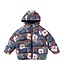 Your wishes winter winterjas meisjes - blauw - Florid Flare - puffer