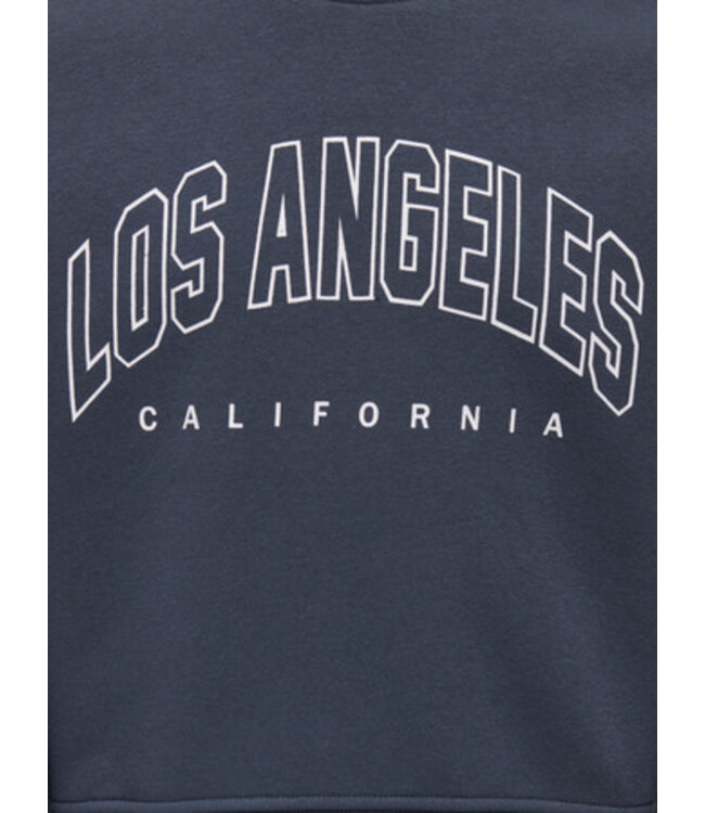 Kids ONLY winter sweater meisjes - blauw - KogSweat - loose fit