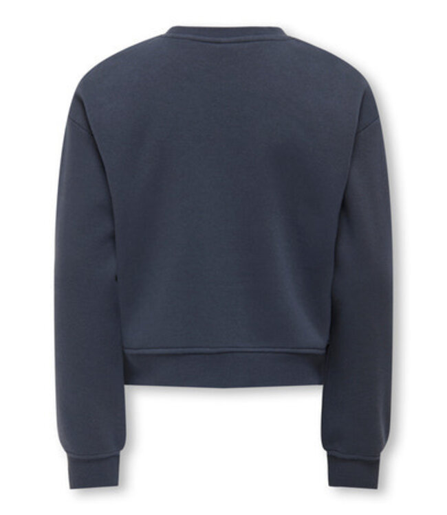 Kids ONLY winter sweater meisjes - blauw - KogSweat - loose fit