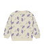 Daily7 winter sweater meisjes - wit - bloemen