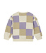 Daily7 winter sweater meisjes - paars - geruit
