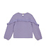 Daily7 winter t-shirt meisjes - Paars - longsleeve/ruffle