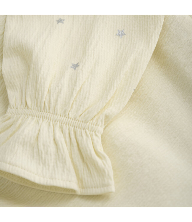 Daily7 winter t-shirt meisjes - wit - longsleeve/Smock