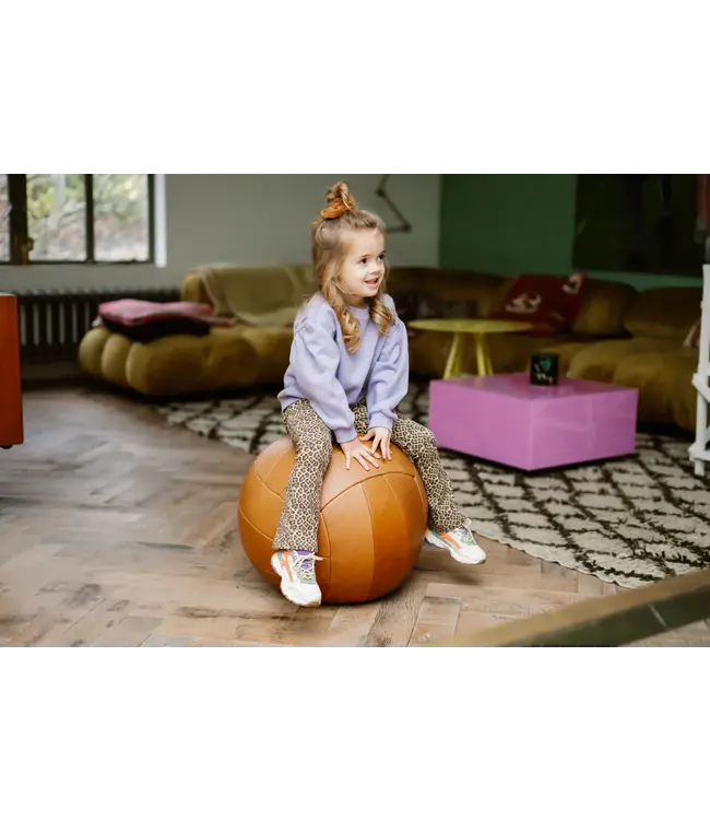 Daily7 winter flare broek meisjes - zand - animal