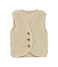 Daily7 winter gilet meisjes - zand - teddy