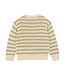 Daily7 winter sweater meisjes - zand - strepen/gebreid