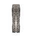 Geisha winter wide broek meisjes - zwart/zand - AOP luipaard