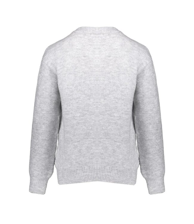 Geisha winter trui meisjes - grijs/zwart - NYC