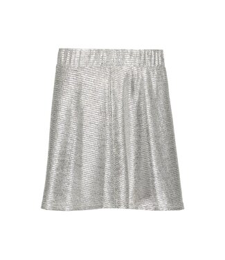 Geisha winter shiny rok meisjes - zilver