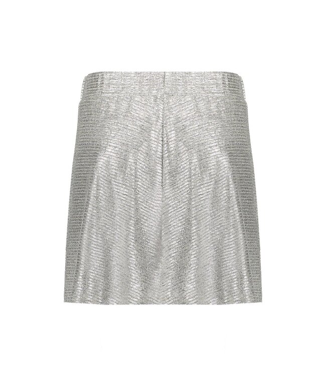 Geisha winter shiny rok meisjes - zilver