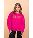 Geisha winter sweater meisjes - roze - happy
