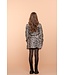 Geisha winter rok meisjes - bruin/blauw/zwart - luipaard