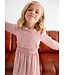 Abel & Lula winter jurk meisjes - roze - gebreid - geplooid