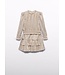 Abel & Lula winter rok-set meisjes - beige - gebreid - geplooid