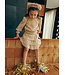 Abel & Lula winter rok-set meisjes - beige - gebreid - geplooid