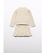 Abel & Lula winter rok-set meisjes - beige - gebreid