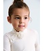 Abel & Lula winter sweater meisjes - wit - turtleneck - gebreid