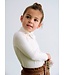 Abel & Lula winter sweater meisjes - wit - turtleneck - gebreid