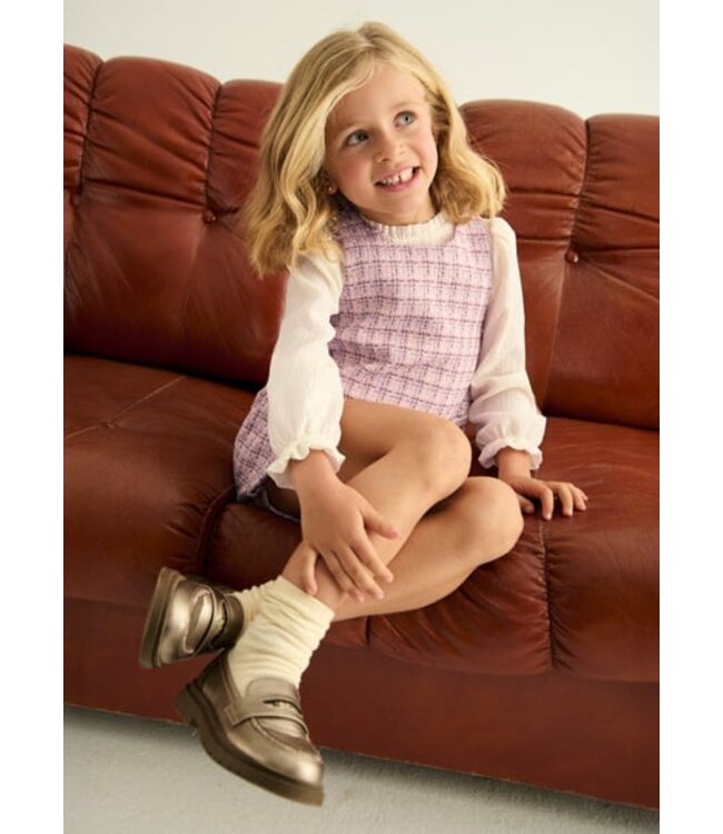 Abel & Lula winter bermuda-set meisjes - roze