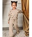 Abel & Lula winter broek-set meisjes - beige - gebreid