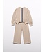 Abel & Lula winter broek-set meisjes - beige - gebreid