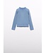 Abel & Lula winter sweater meisjes - licht blauw - turtleneck - gebreid