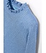Abel & Lula winter sweater meisjes - licht blauw - turtleneck - gebreid