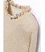 Abel & Lula winter sweater meisjes - beige - turtleneck - gebreid