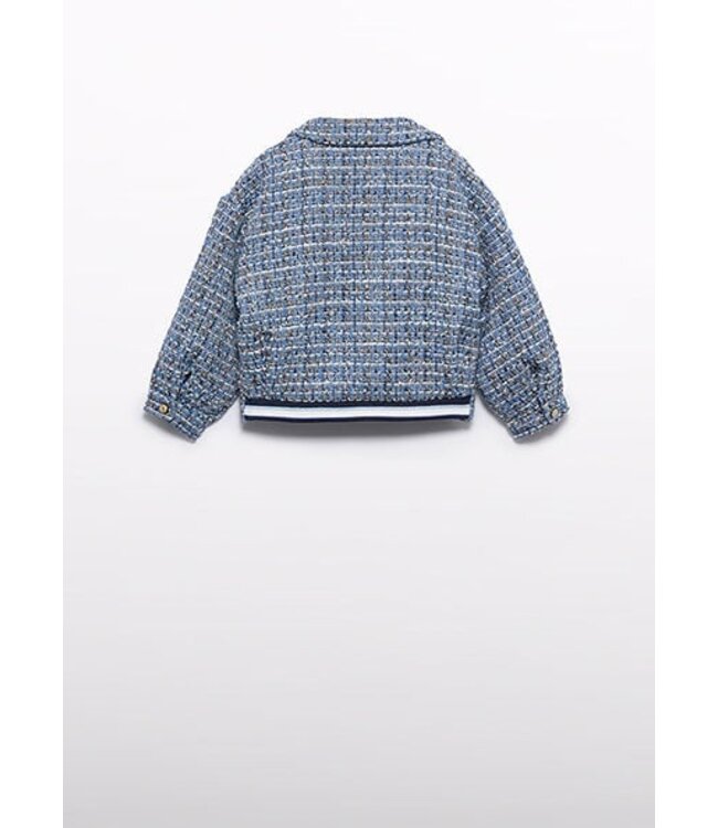 Abel & Lula winter jas meisjes - licht blauw