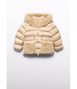 Abel & Lula winter jas meisjes - beige